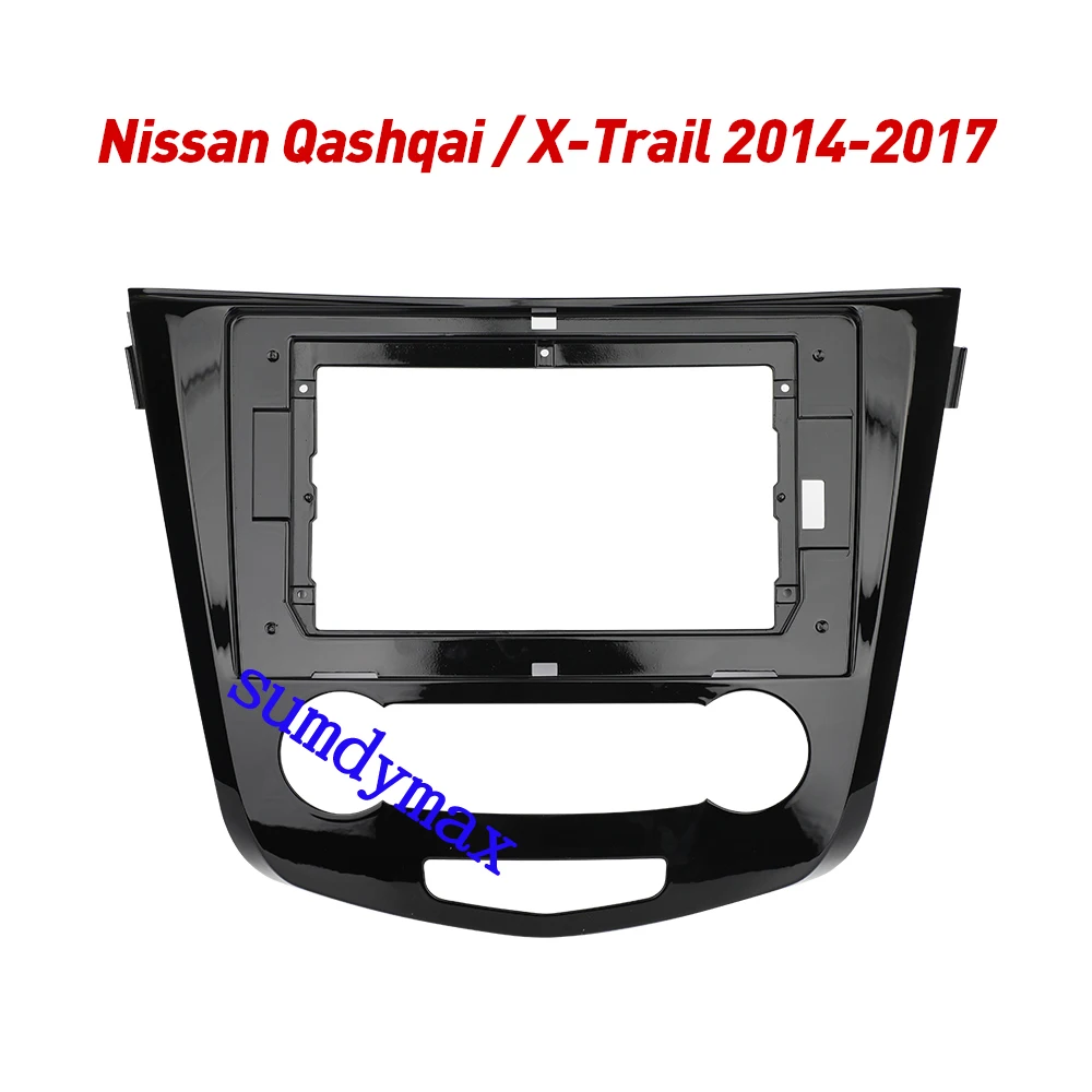 10.1inch Android Car Radio Fascia Frame Fit for Nissan X-Trail X Trail 3 T32 Qashqai 1 J10 2013-2017 car Panel Dash Frame Kit