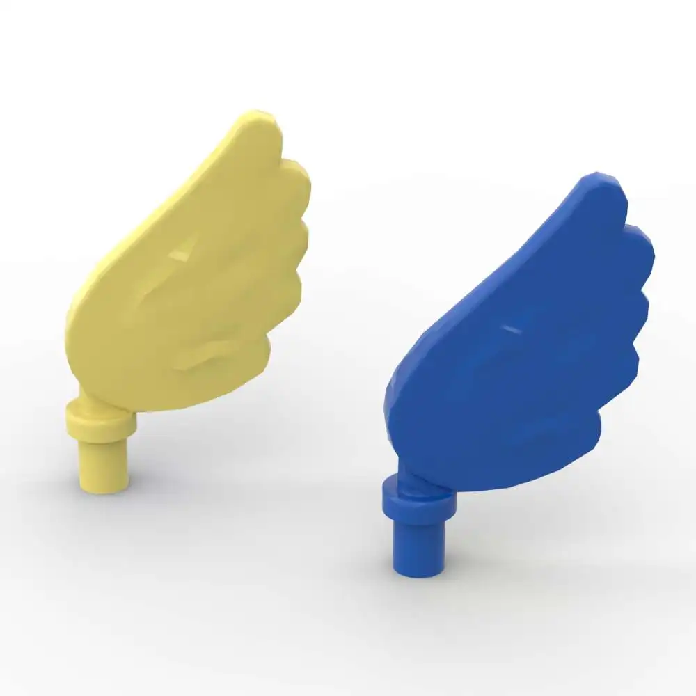 Moc 10 pçs parte tijolos 67928 asa pequenas blocos de construção de penas conjunto corpo wear casa partícula quebra-cabeça brinquedo diy crianças presentes natal