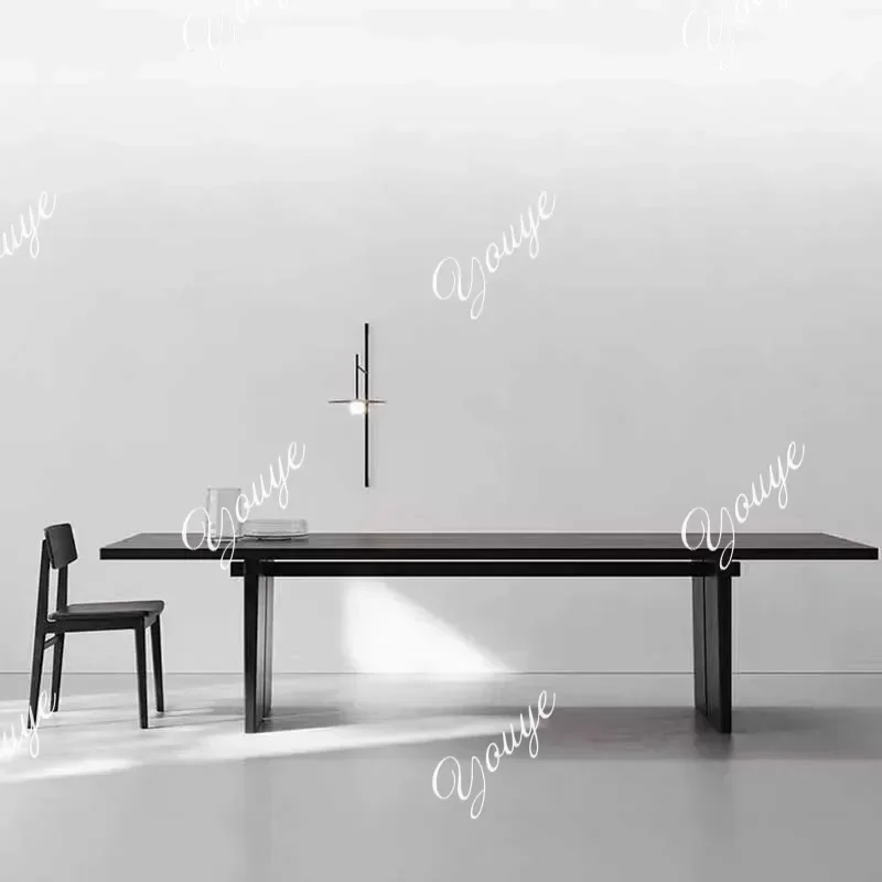 A63 Wood Household Computer Table Large Bedroom Luxury Black Office Computer Table Gaming Study Escritorio Oficina Furniture