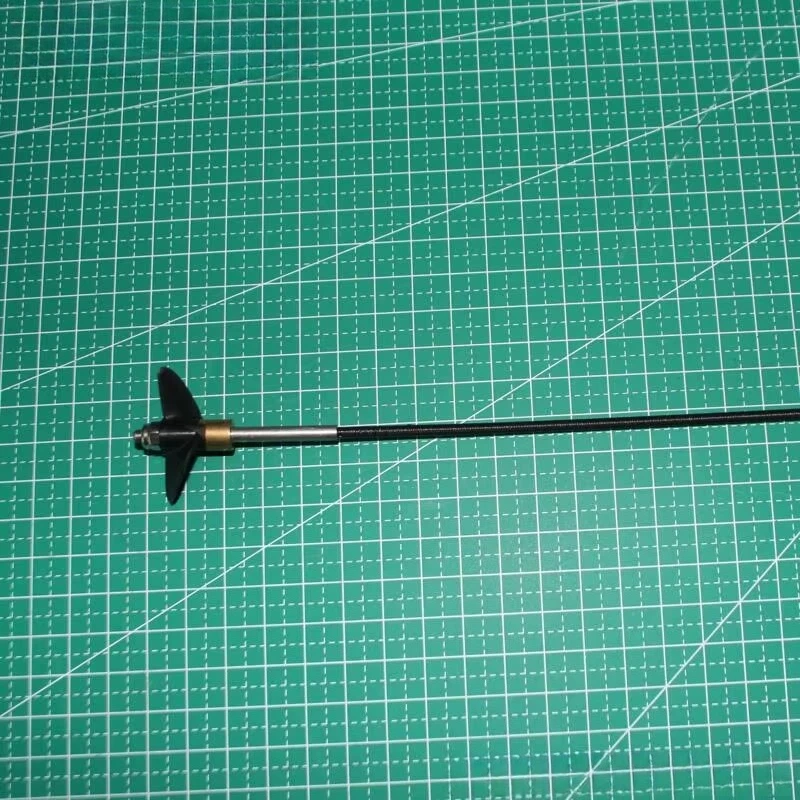 RC Model Boats Spare Part-2pcs 35mm Propeller and 3.0mm Shaft for Volantex 79205 V792-5 792-5 Vector SR65 Racing RC Boat