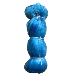 High tensile strength Nylon Monofilament Fish Net Semi Finished Product Bule Network gillnet Rede De Pesca, 0.25mm-0.4mm Line