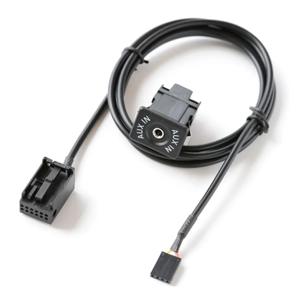 Car AUX Audio Adapter AUX socket Power cord For For Opel for CD30 CDC40 CD70 DVD90 12V Aux Audio Cable Socket Interface Adapter