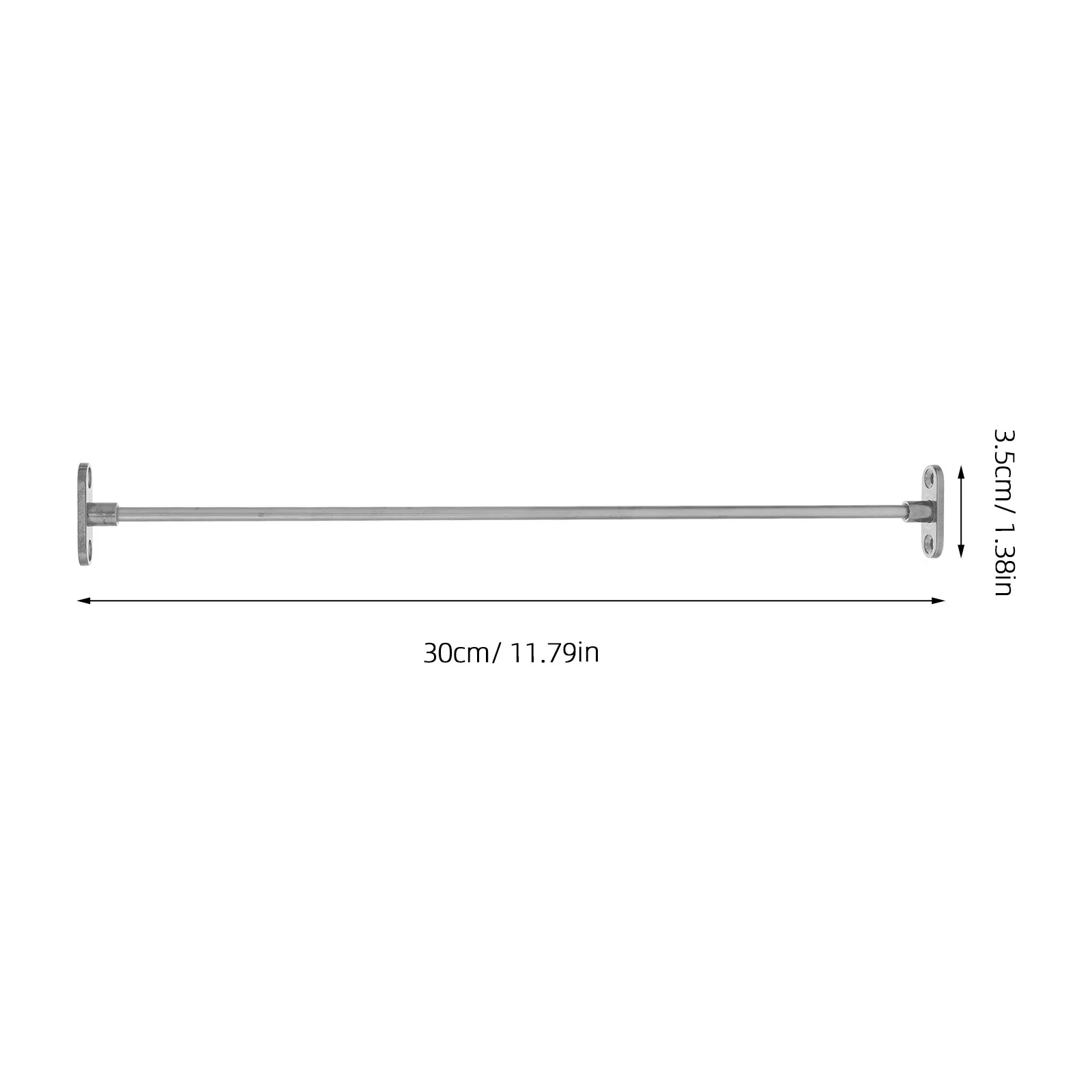 30Cm Stainless Steel Hanging File Folder Rail for File Cabinet Desk Drawer Heavy Duty Folder Hanger Space Optimizing Kitchen - view 5