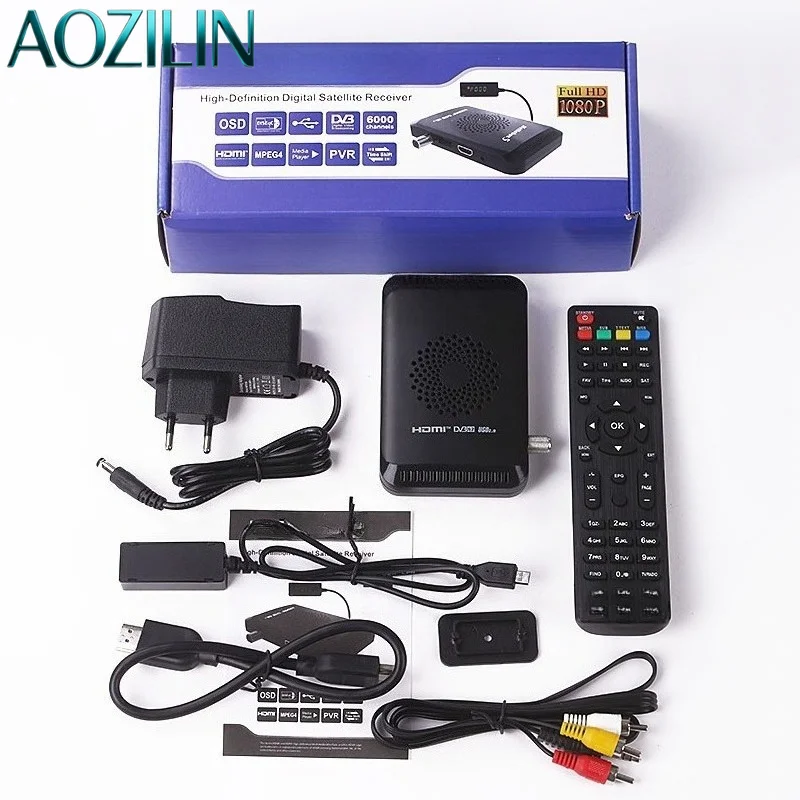 AOZILIN  FTA Satellite TV Decoder Support WiFi H.265 DVB-S2/S2X Digital Satellite Receiver Set Top Box