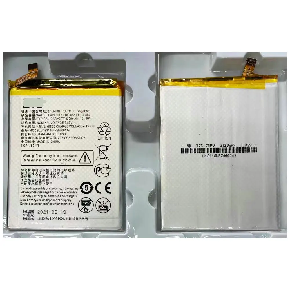 

New Li3931T44P8h806139 Battery For ZTE Blade V9 V10 A7 A4 A5 A0722 BV0920 V0900 A920 Mobile Phone