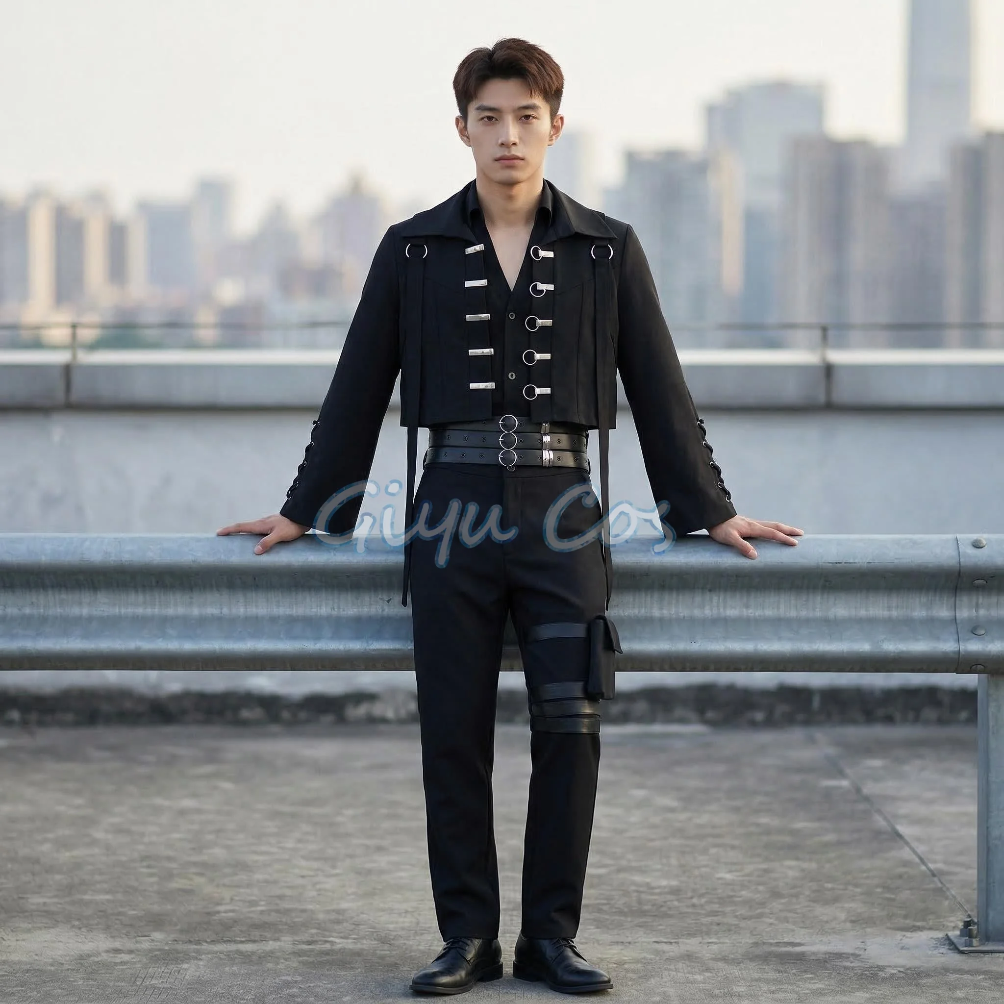 

Tamon's B-Side Fukuhara Tamon Cosplay Costume Full Set Carnival Uniform Halloween Party Costumes Masquerade Movie Men in Stock