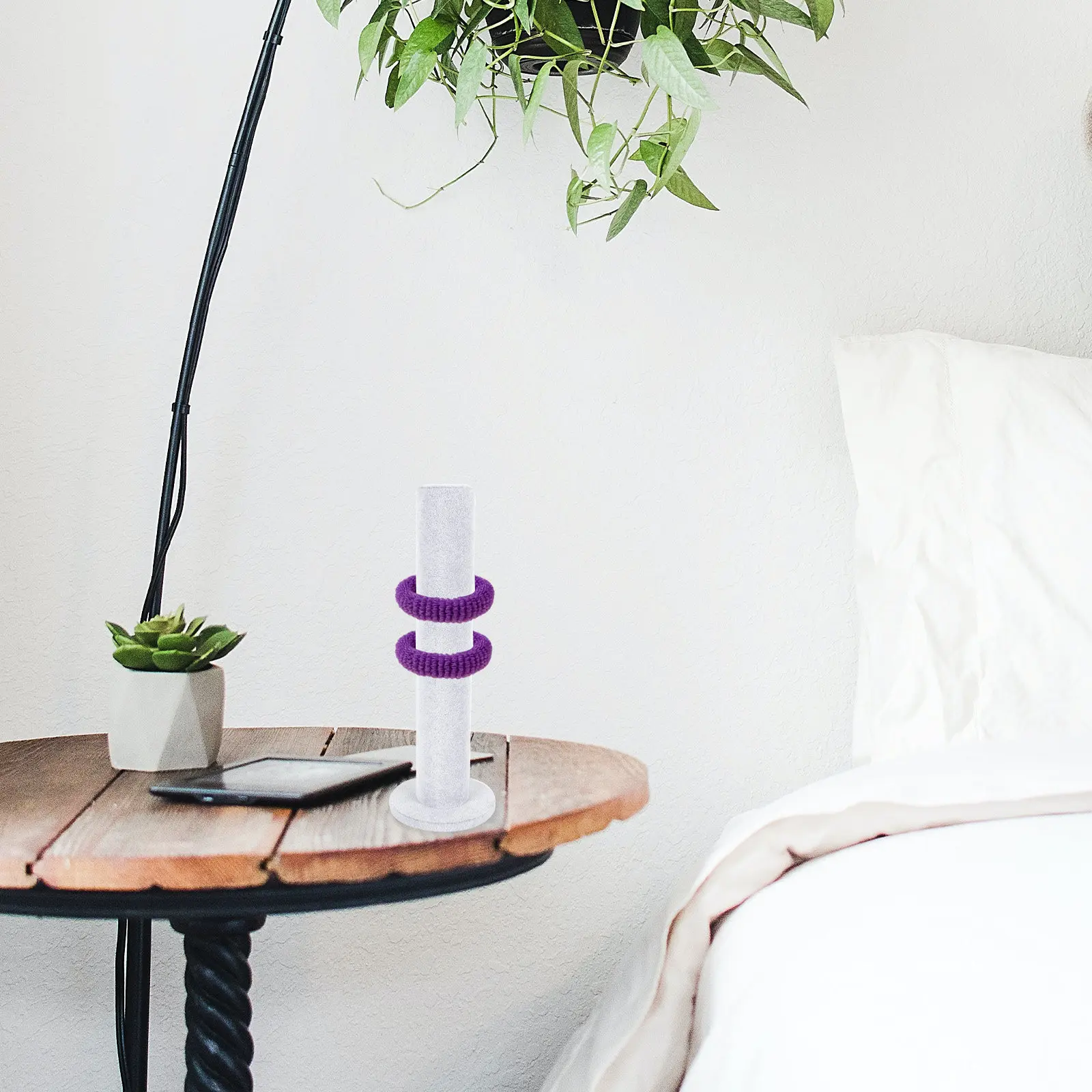 

1Pcs Compact Hair Rope Display Stand Smooth Fine Texture Fashion Design Hairband Holder Rubber Band Organizer Jewelry Display