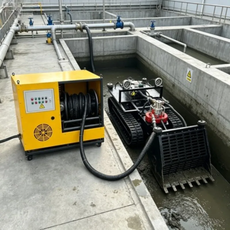 High Quality Underwater Silt Remover Cleaning Dredging Detection Dredge Remote Robot Unmanned Operation for Pond Dredging