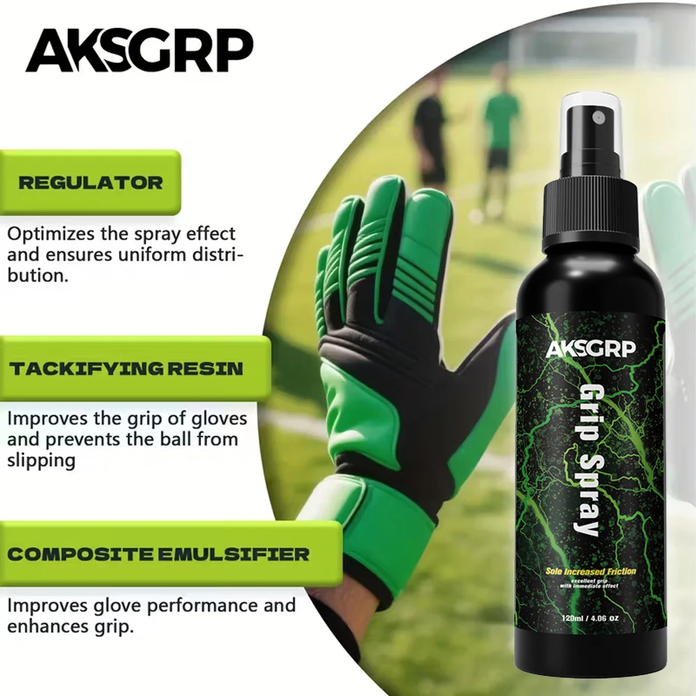 Spray de aperto de luva de goleiro, aumenta a adesão e melhora a aderência com spray adesivo, spray de aperto de luva de goleiro colbert, 30/120ml