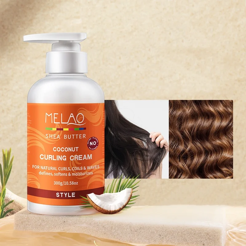 Moisturizing Elastin Curling Cream Styling Rebounding Repairing Curling Conditioner Perm Care Hair Mask Curly Hair Product Rizos