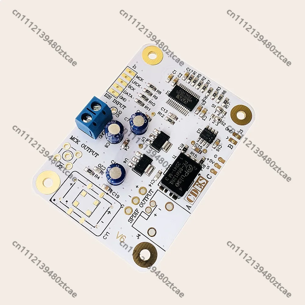 Nvarcher WM8805 I2S to SPDIF Coaxial Converter Module CD Player Add Coaxial Output Support 44.1K-192K V4