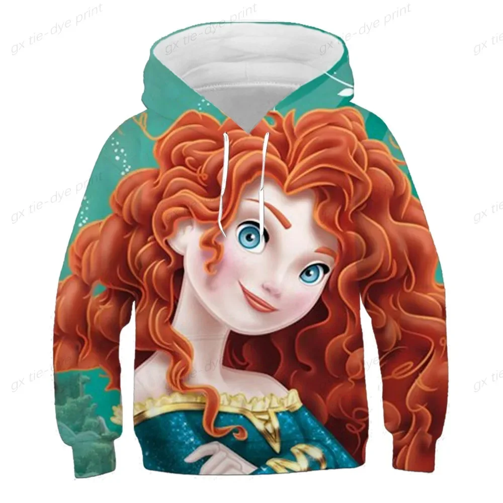 Spring And Autumn 2022 The New Encanto Mirabel Hoodies Cartoon Casual Sweatshirts Disney Series Long Sleeve Fashion Hooded Tops