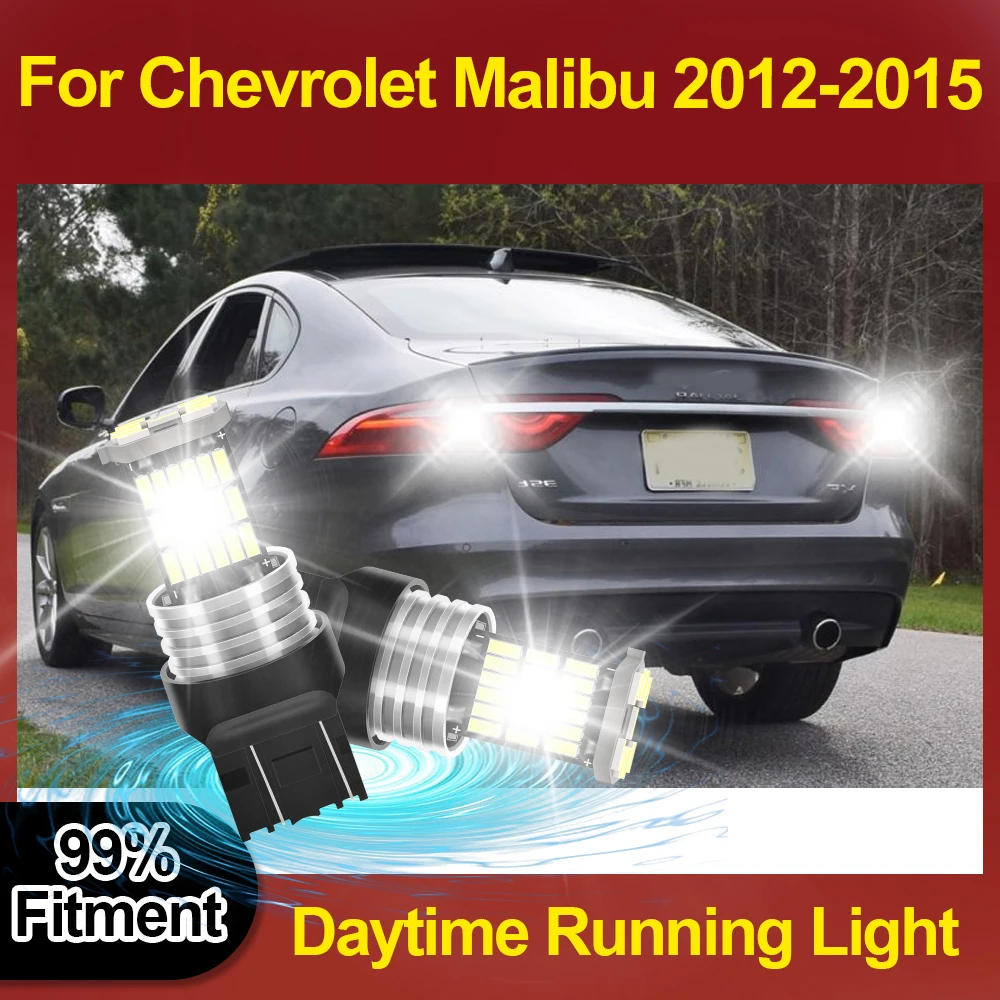 6000K الأبيض CSP رقاقة 7443 W21/5W T20 3400LM النهار تشغيل ضوء 3400LM التوصيل والتشغيل لشروليه ماليبو 2012 2013 2014 2015