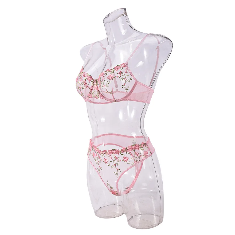 

Fancy Floral Lingerie Sensual Transparent Underwear Fairy Exotic Sets Delicate Beautiful Intimate Lace Erotic Outfits