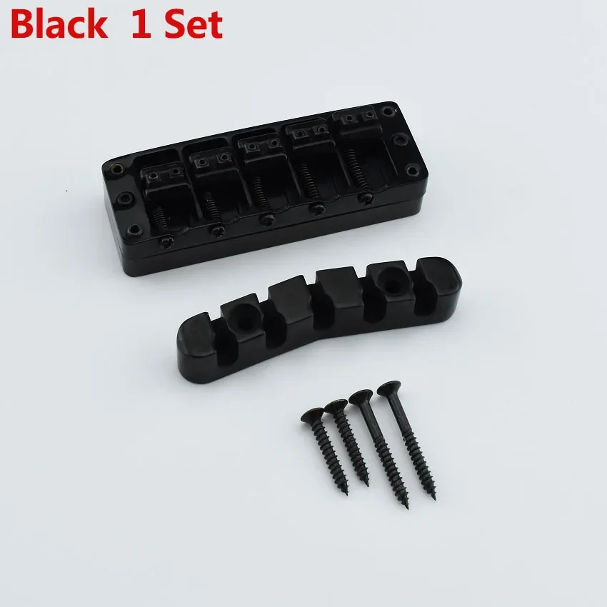 

Genuine 5-string bass bridge [Black 1 set]