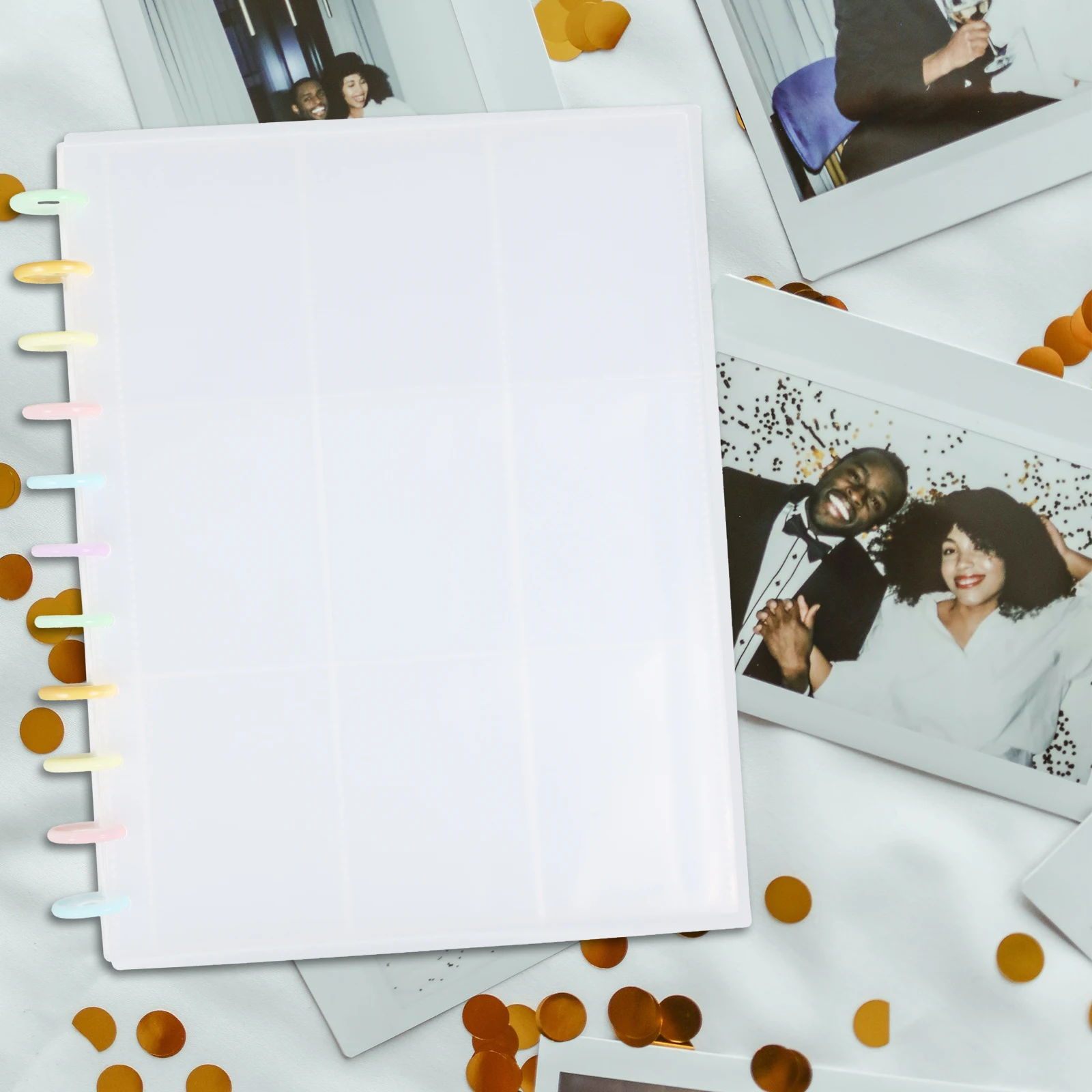 

Photo Album Small Mini Diy Craft For Wedding Birthday Family Picture Collection Greeting Card Organizer Transparent Pocket