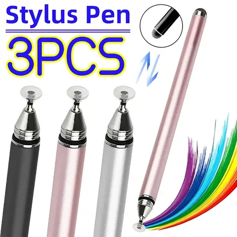 3/1PCS Universal Stylus Pens Smart Tablet Phone 2in1  Capacitive for IOS Android Touch Pen for IPad Samsung Xiaomi Huawei Tablet