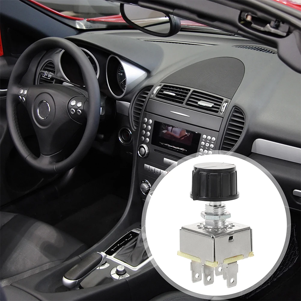 

2pcs Air Conditioner Blower Ac Motor Fan Alloy Vent Universal Speed Control Cooling System Compatible Car Rotary Selector