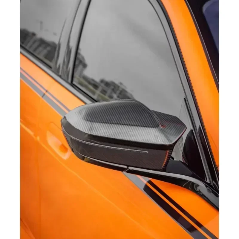 

100% Dry Carbon Fiber M Style Side Mirror Cover for 5 Series G60 G68 2024+ 7 Series G70 2023+ LHD Replacement Mirror Cover