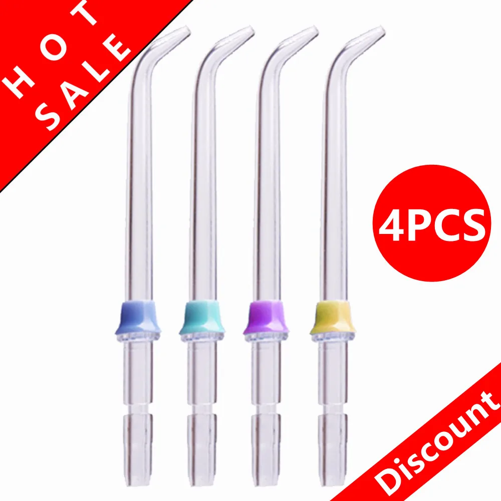 4pcs New Oral Hygiene Accessories Nozzles for waterpik WP-100 WP-450 WP-250 WP-300 WP-660 WP-900