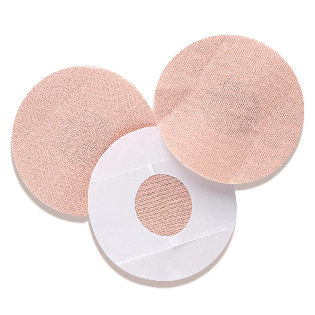 10PCS Portable Adhesive Patch Fixic Sensor Transparent Optional Fixed Outdoor Sports Patch Waterproof Round Oval Protective Tape