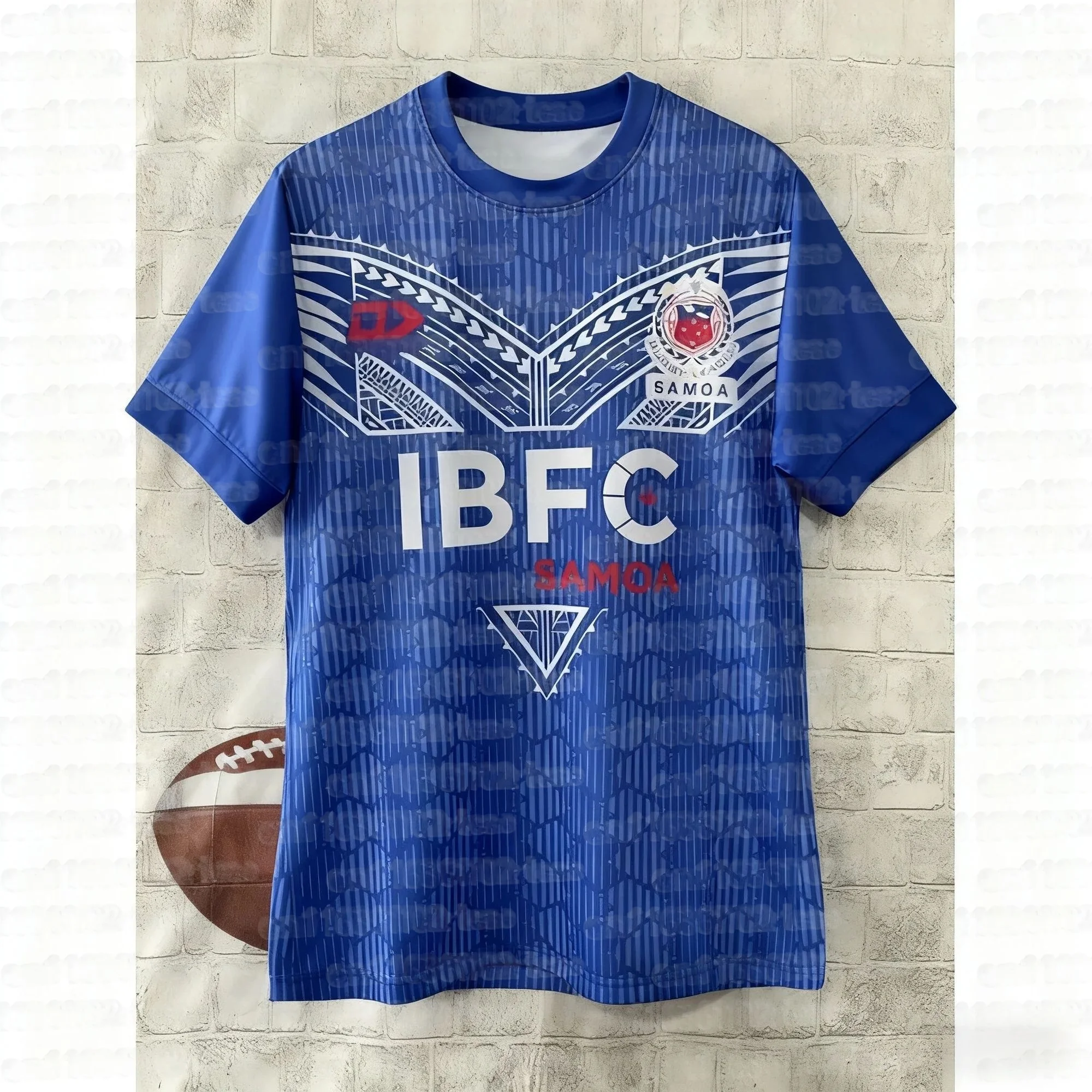 Samoa Tonga Herren-Rugby-Trikot, kurzärmeliges Sporttrikot, Samoa-Rugby-Trikot, 3D-Druck, atmungsaktiv und bequem, für die ganze Familie geeignet – Detail 7