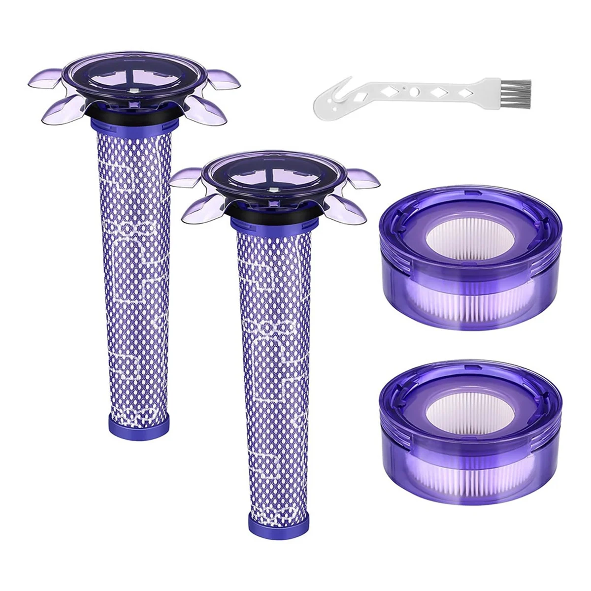 Vacuum Filter Replacement Kit for Cordless Vacuum Cleaner Model SV25, Focus Mattress Handheld Vacuum-A59E