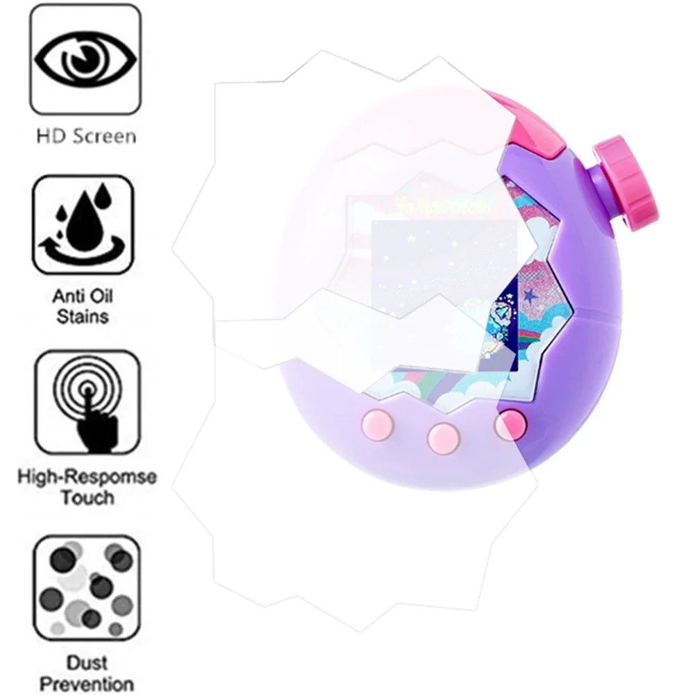 5 قطع من طبقة حماية الشاشة الصفراء الشفافة، طبقة شاشة تغطية كاملة، غطاء حماية اللوحة، ملحقات الألعاب