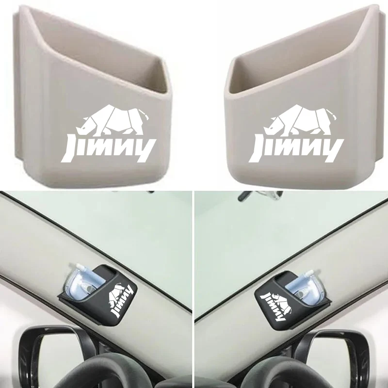 2Pcs Universal Car Sunglasses Organizer Eyeglasses Glasses Holder Car Accessories for Suzuki Jimny jb23 jb64 jb43 jb74 jb53 jb32