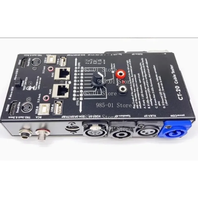 

CT20C Audio Cable Tester RJ45 Cable Tester (Measures 15 Types)