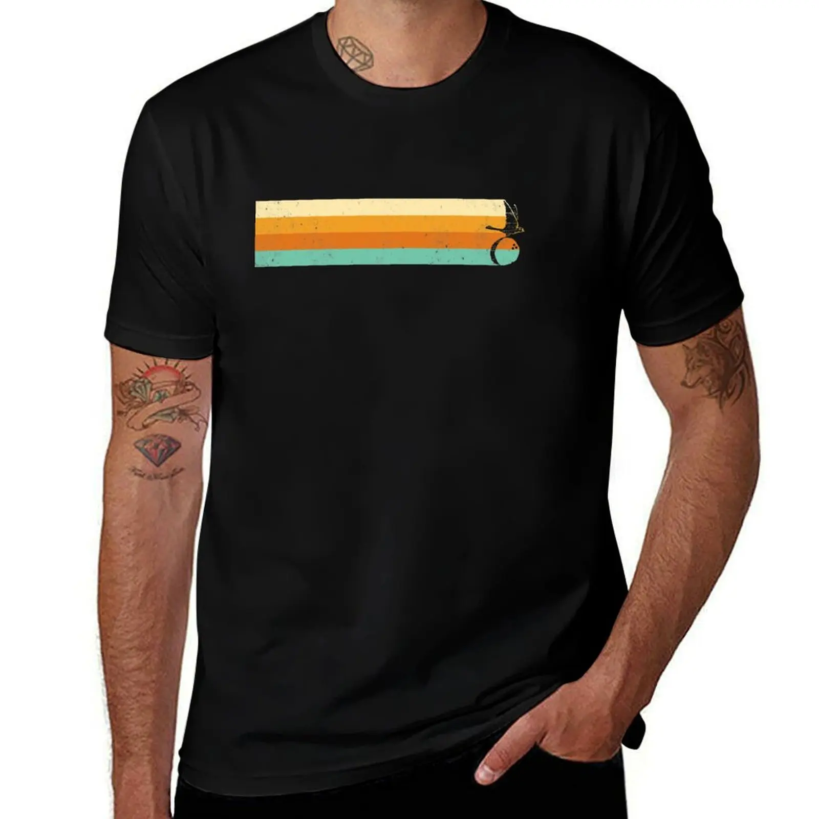 Vintage Migration T-Shirt Christmas Casual Short Sleeve Top T-Shirt