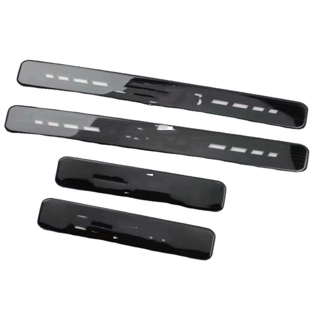 LED Door Sill Plates for Mercedes-Benz G Class 2019-2023 W463 W464 G63 for BRA BUS Kick Plates with Led