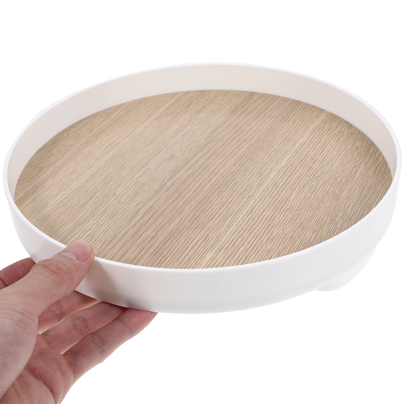 

Wooden Vanity Tray Desktop Storage Plate For Cosmetics Skincare Organizer Key Holder Desktop Sundries Simple Decorative Tray