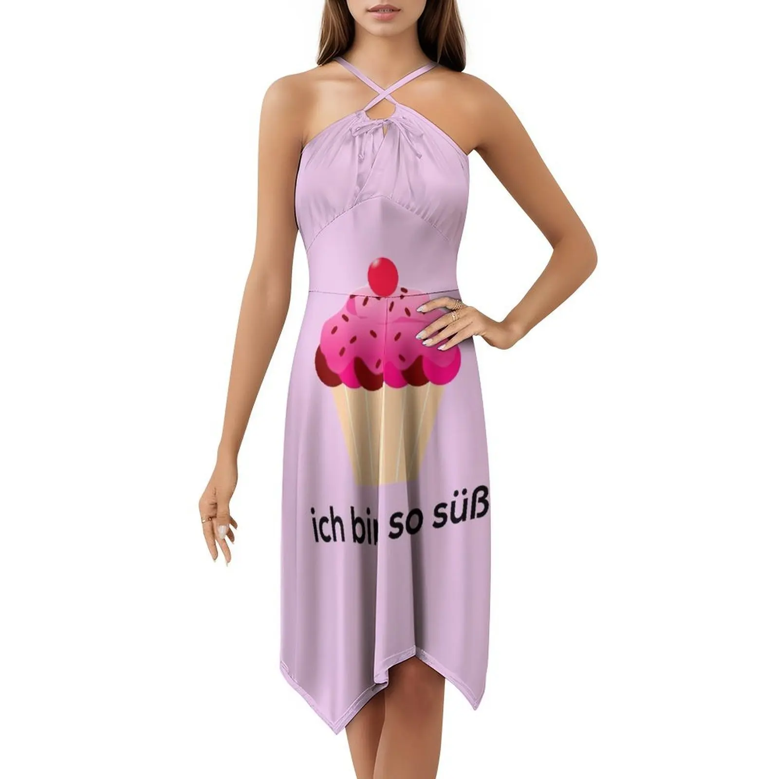 إيتش بن سو سو؟ فستان نسائي أنيق للحفلات على شكل حرف A مع خيارات قصيرة/طويلة/بدون أكمام Ich Bin So Sü؟ فروي أوسترن الألمانية #5