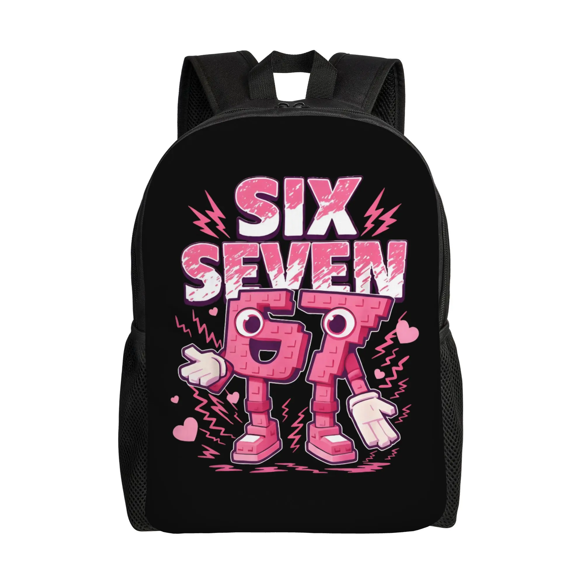67 Six Seven Meme  Women Backpack Classical Children School Bag   Laptop Backpack Teenage Travel Shoulder Bag