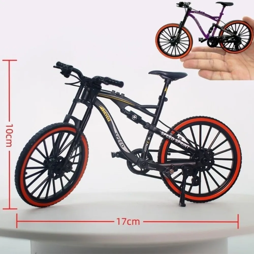 Simulation Alloy Mini Bicycle Model Mini Colorful Simulation Metal Bicycle Collection Mountain Racing Bike Gifts