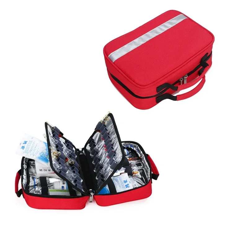 Family Outdoor Medical First Aid Bag Portable Small-scale Refrigerated Emergency Kit Waterproof Wear-resistant Sport Travel Bag