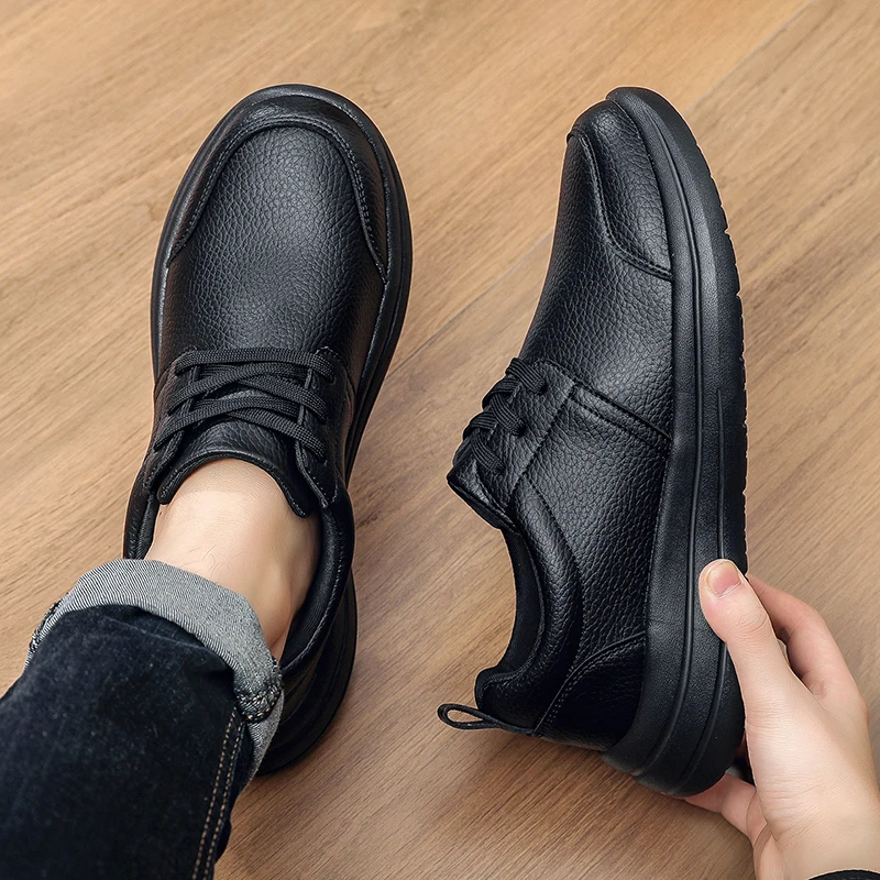 Men Oxfords Shoes for Men Leather Lace-up Walking Shoes outdoor Sneakers Mens Dress Shoes Men Sapatos Para Hombre big size 50