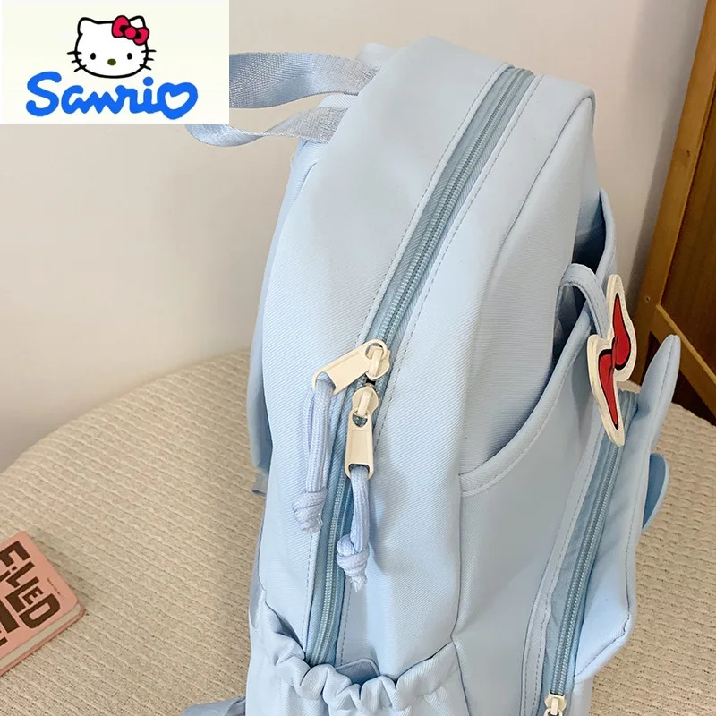 Sanrio Cartoon Hello Kitty Casual Sweet Campus Style Backpack Student Large Capacity Lightweight and Load Reducing Backpack