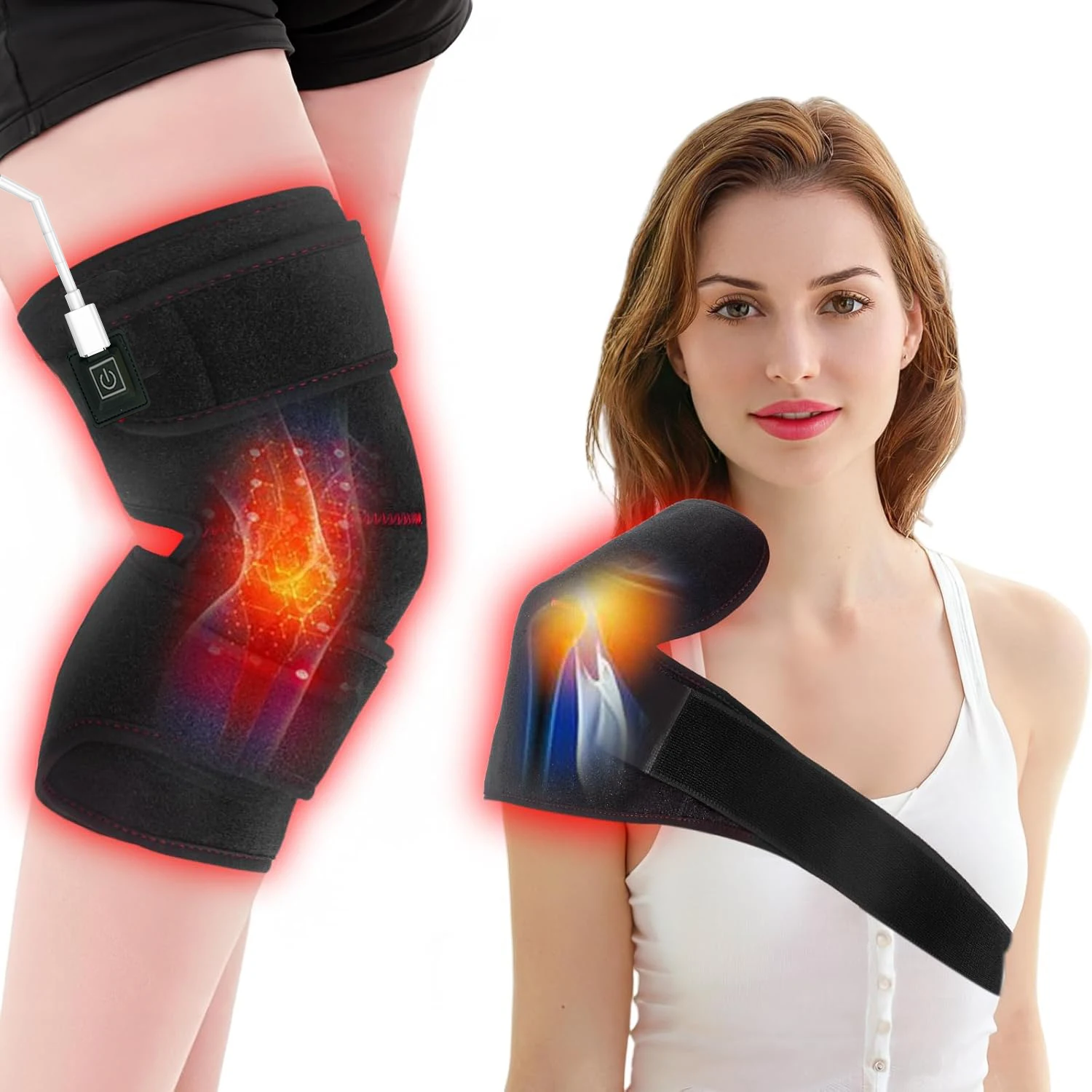 Red Light Therapy Pad Knee LED Infrared mat Lamp for Shoulder Relax Pain Relieve Health Care Portable Home Use Red Light Device