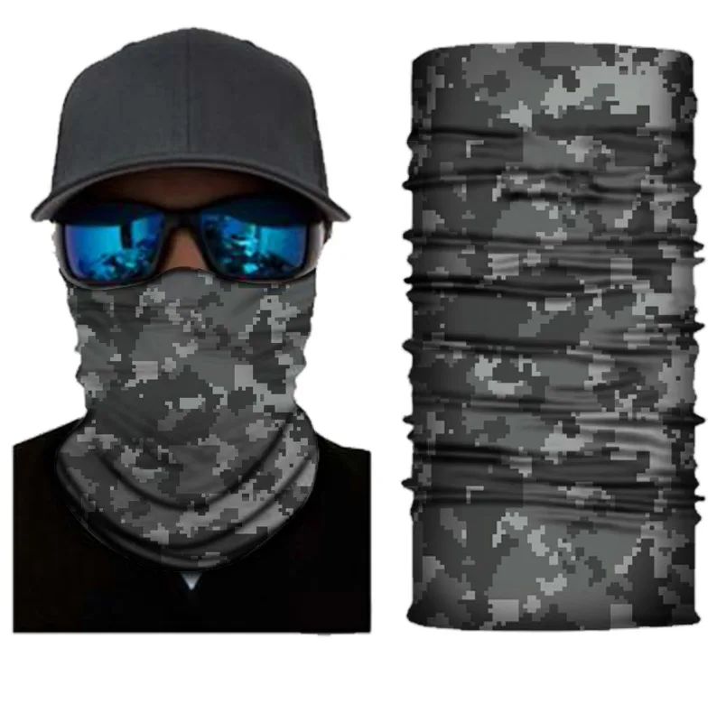 Balaclava Tubular Shemagh Military Neck Gaiter Headband Men Scarf braga cuello Unisex Bandana Motorcycle Skull Kaffiyeh 3D