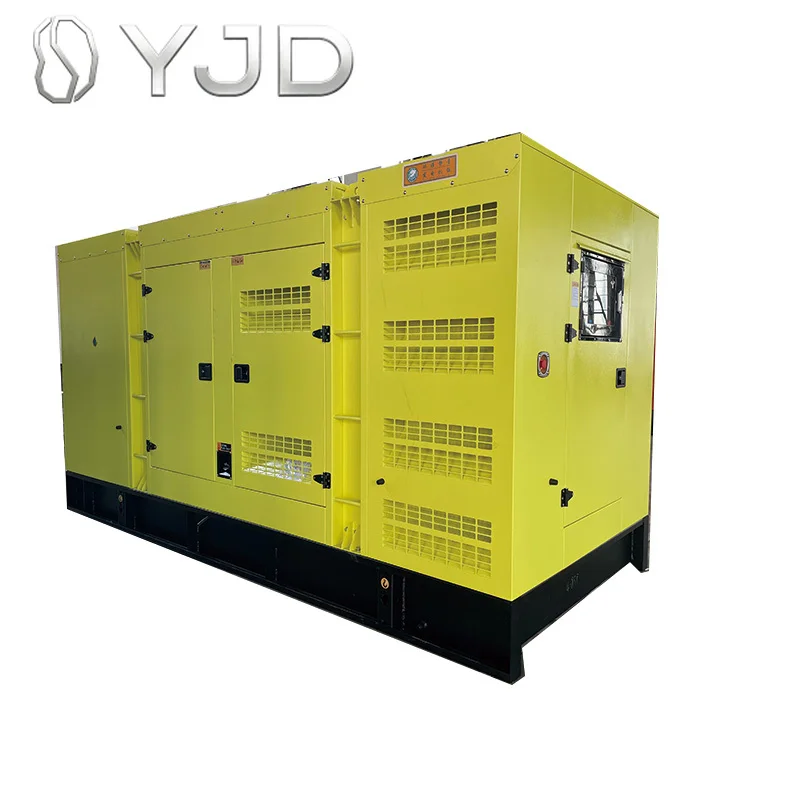 200KW Silent Diesel Generator Set Large Fuel Tank Water Cooled Remote Monitoring