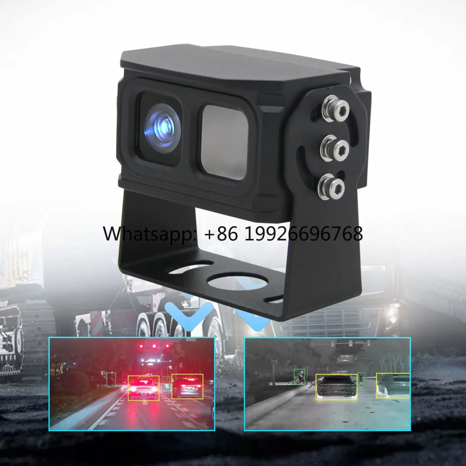 

Infrared Thermal Imaging Camera Dual Lens Night Vision AI Pedestrian Vehicle Detection IP68 Waterproof for Truck Bus