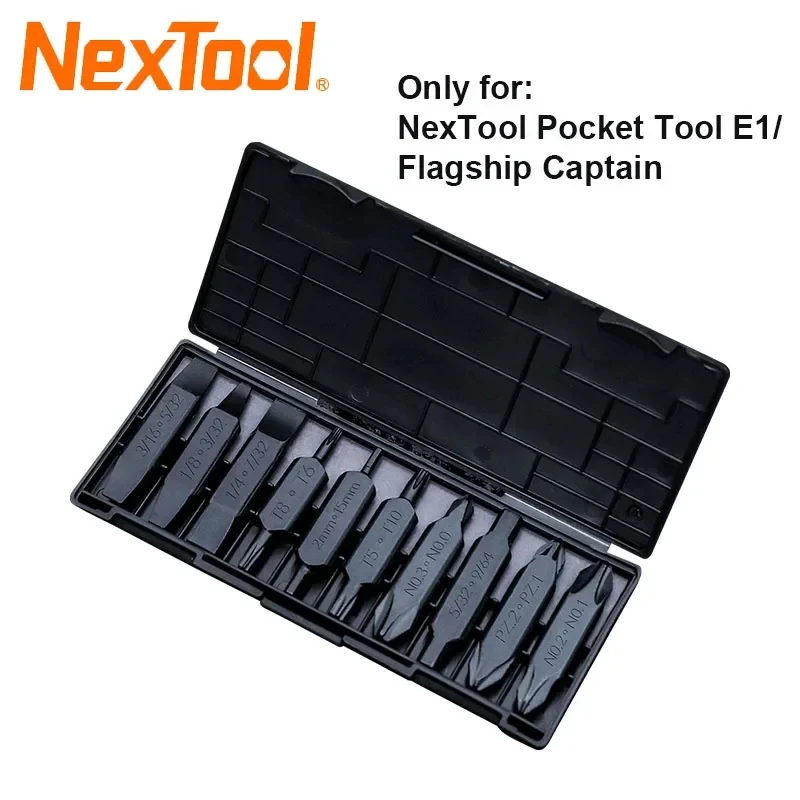 Imagem -02 - Nextool-hex Bit Acessório Kit Chave de Fenda Grupo Ferramentas de Bolso Flagship Capitão Ferramentas Manuais Multi-ferramenta 20 Tipos e1