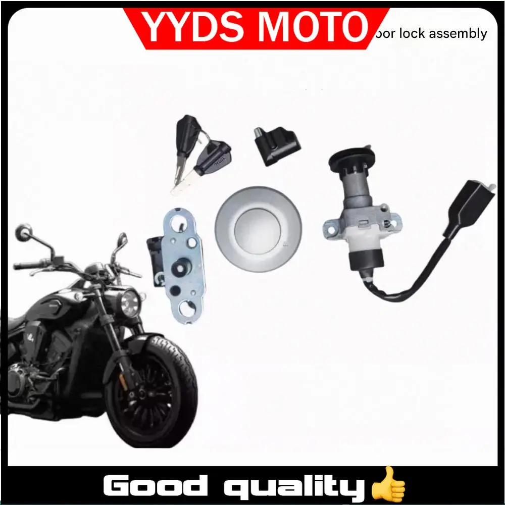 

For BENDA Dark Flag 500 set of lock fuel tank cover direction electric door lock BD 500 dark flag original switch key