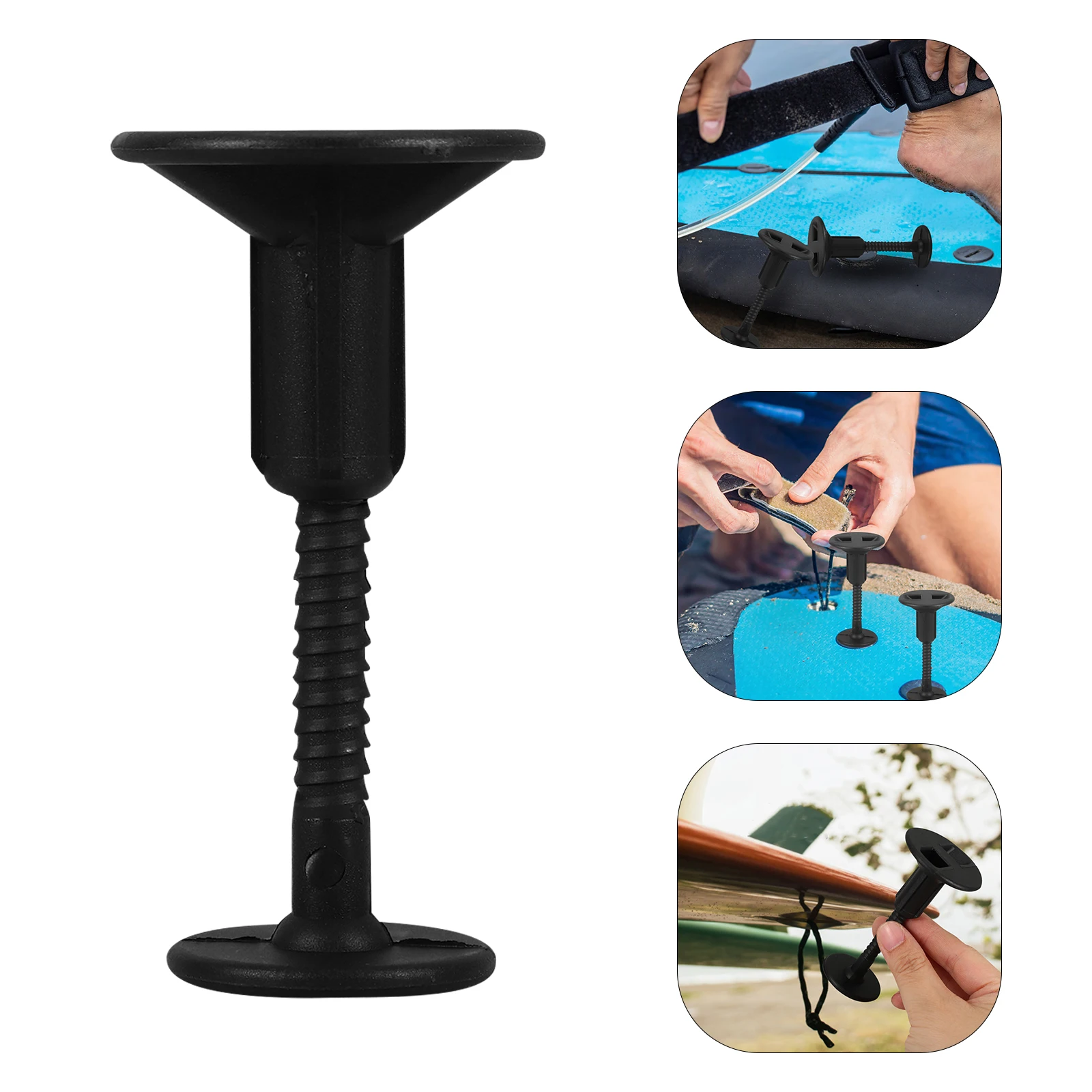 

4 Pcs Safety Foot Rope Buckle Plug Leg Kayak Surfing Equipment Abs Accessories Leash