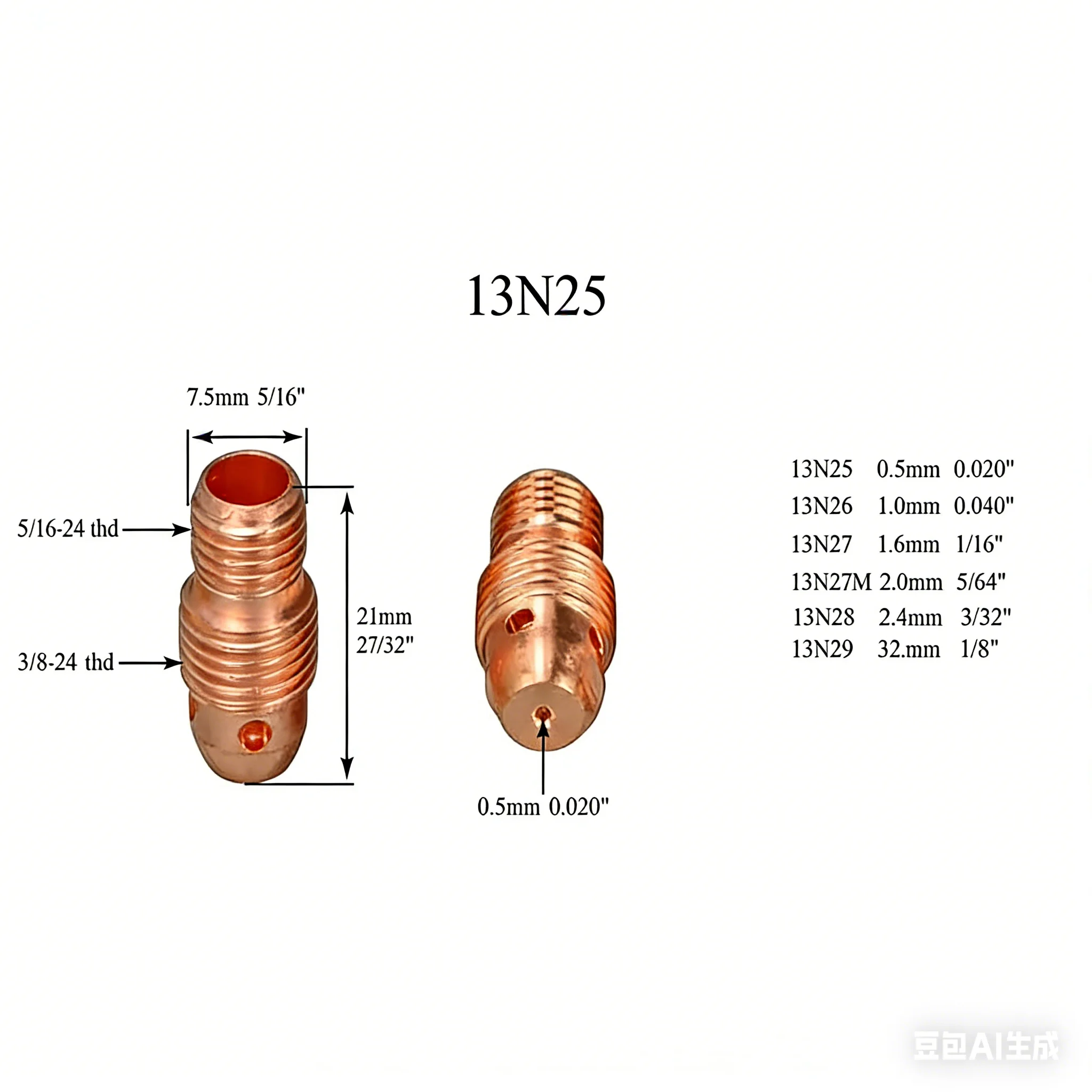 TIG KIT Back Cap Collet Body  Alumina Nozzles Consumables Accessories Fit TIG Welding Torch SR WP 9 20 25, 29PK