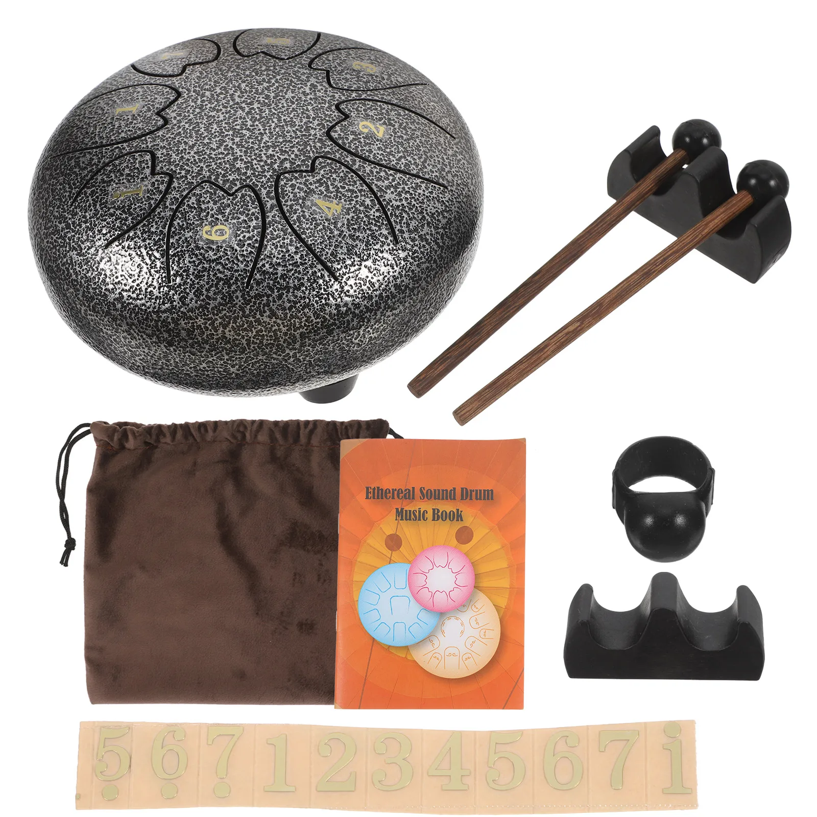 

Ethereal Drum Hand Kit Musical Instruments Piano Handpan Tongue Percussion Carbon Steel Creative