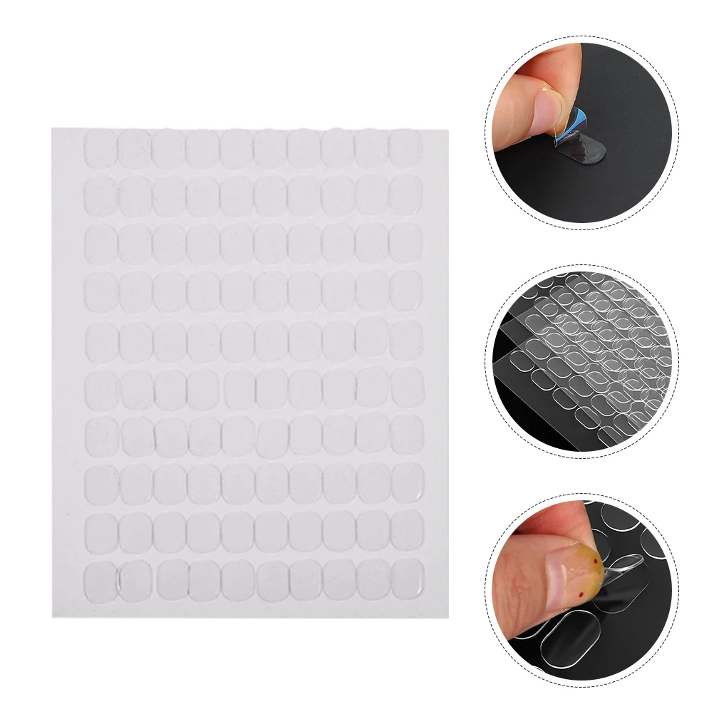 

800Pcs Clear Double Sided Adhesive Dots Removable Sticky Adhesive For Wall Art Photo Decoration Crafts Home Office