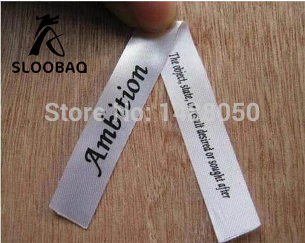 Free Shipping Customized garment labels clothing tags / washing woven &printed labels /care label